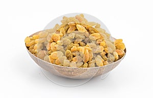 Yellow sultanas raisins