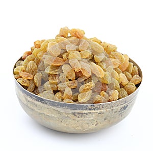 Yellow sultanas raisins