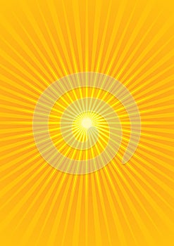 Yellow Sunburst