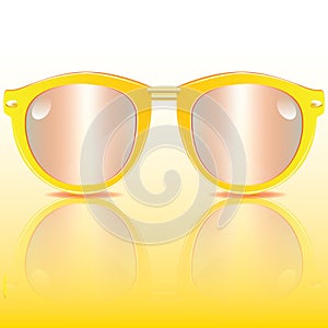 Yellow sunglasses