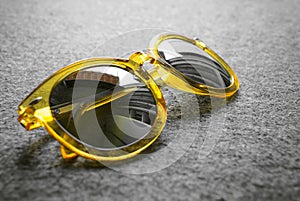 Yellow sunglasses