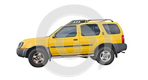 Yellow suv