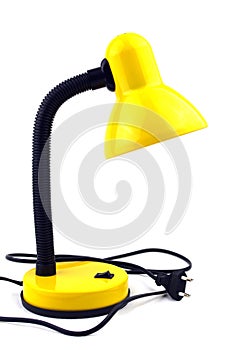 Yellow table lamp