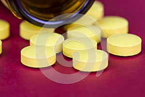 yellow tablets