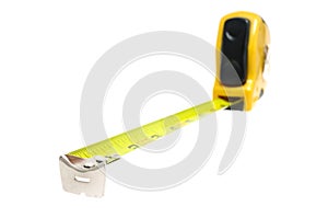 Yellow Tape Measure with Shallow Depth of Field