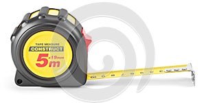 Yellow tape mesure tool