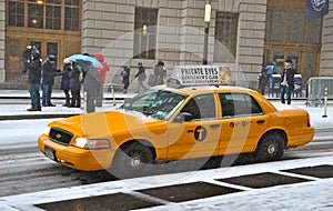 Yellow taxi, New York City