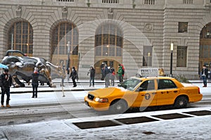 Yellow taxi, New York City