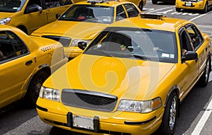 Yellow taxi, New York City