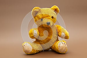 Yellow teddybear photo