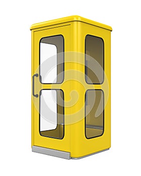 Yellow Telephone Booth