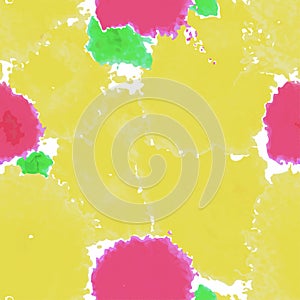 Yellow texture. Vector murble background. Watercolor hand drawn