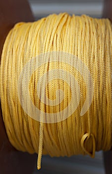 Yellow thick rope