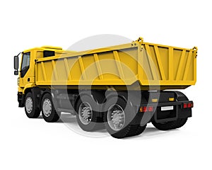 Yellow Tipper Dump Truck