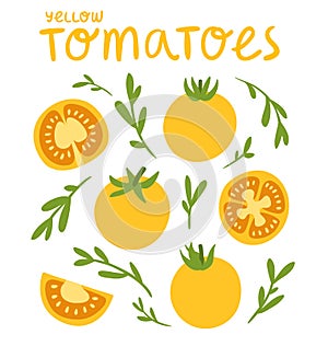 Yellow tomatoes