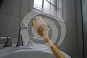 A Bathroom Toothbrush