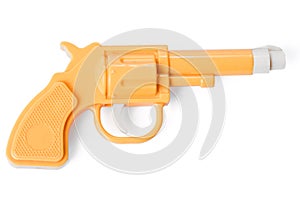 Yellow toy gun