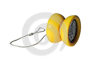 Yellow toy yo-yo. img