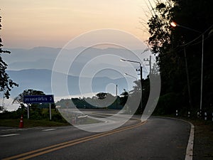 Yellow traffic line color Double solid lines to warn prohibiting overtaking