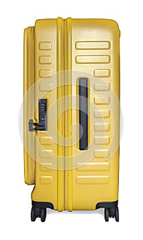 Yellow travel beg / luggage / suitcase