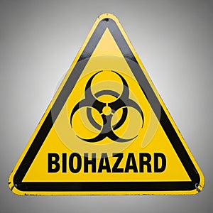 Design is bordered with a black triangle, indicating potential biolog