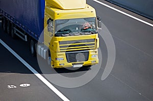 Yellow truck