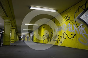 Yellow tunnel