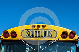 US schoolbus front