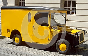 Yellow van