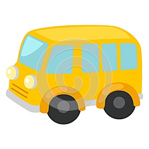 yellow van illustration