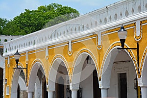 Yellow Village of Izamal Yucatan in Mexico