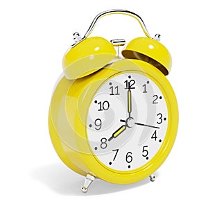 Yellow Vintage Alarm Clock