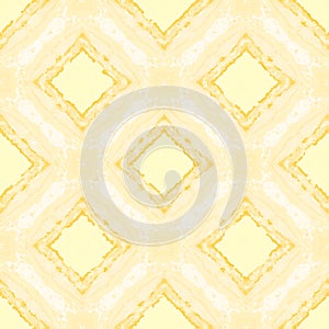 Yellow vintage pattern with rhombuses