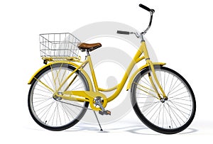 Yellow Vintage Style Bike