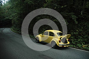 Yellow VW Beetle 1302