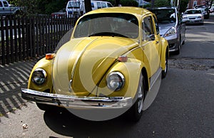 Yellow VW Bug