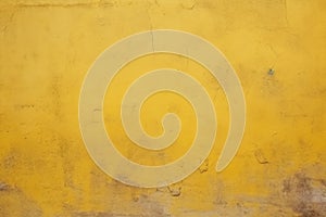 A yellow wall with a red fire hydrant in front of it. Suitable for urban themes