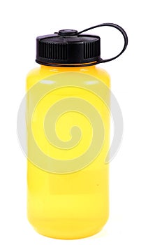 Yellow water bottle
