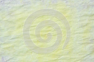 Yellow watercolor abstract wrinkled paper