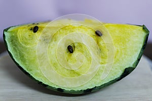 Yellow watermelon is useful for the cardiovascular system.  The fiber in the watermelon improves the performance of the intestine.