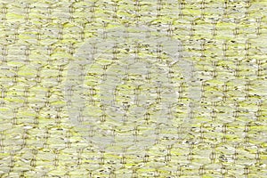 Yellow weaving matting tweed