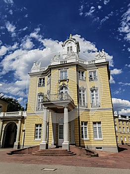 Yellow-white gold castle, Karlsruhe Germany