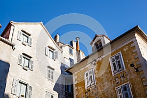 Yellow and White Houses in Split