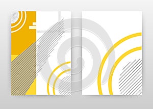 Yellow white, lined design for annual report, brochure, flyer, poster. Abstract yellow white background vector illustration for