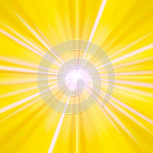 Yellow and white rays