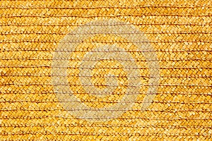 Yellow wicker plaiting