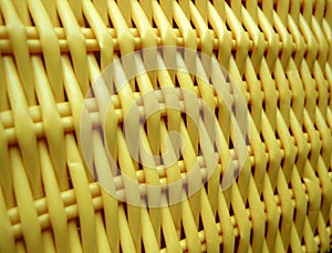 Yellow wickerwork