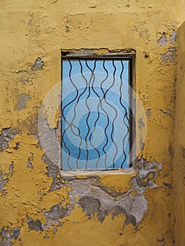 Yellow window - Petermaai District Curacao Views