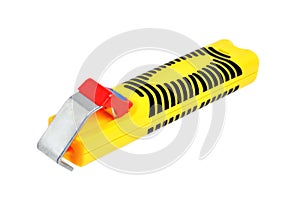 Yellow wire stripper, isolate