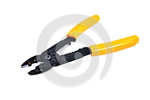 Yellow wire stripper, isolate